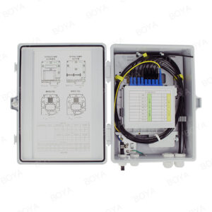16 Cores Optical Fiber Cable Distribution Box With Splitter