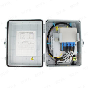16 Cores Optical Fiber Cable Distribution Box With Splitter