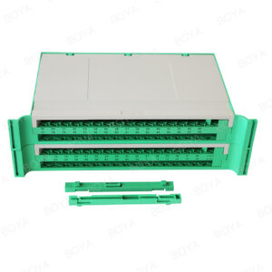 2*64 PLC Optical Fiber Splitter Tray